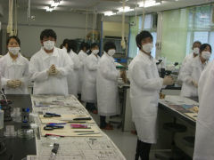 実験の様子:オープンセミナー2011