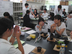 実験の様子：オープンセミナー2016