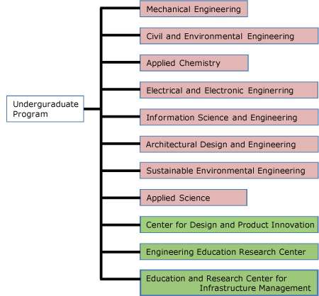 Organization of facult engnieering