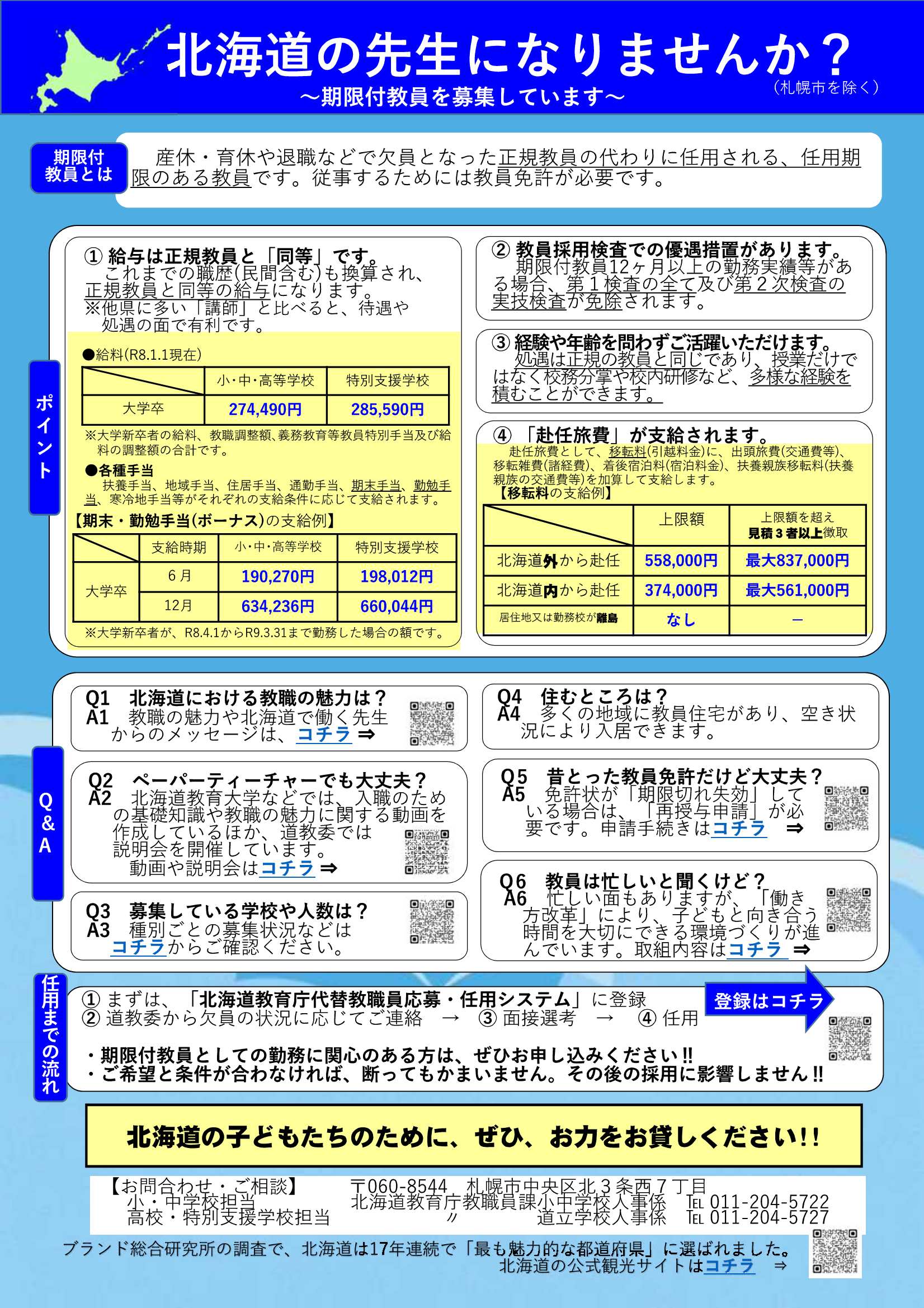 北海道任用教職