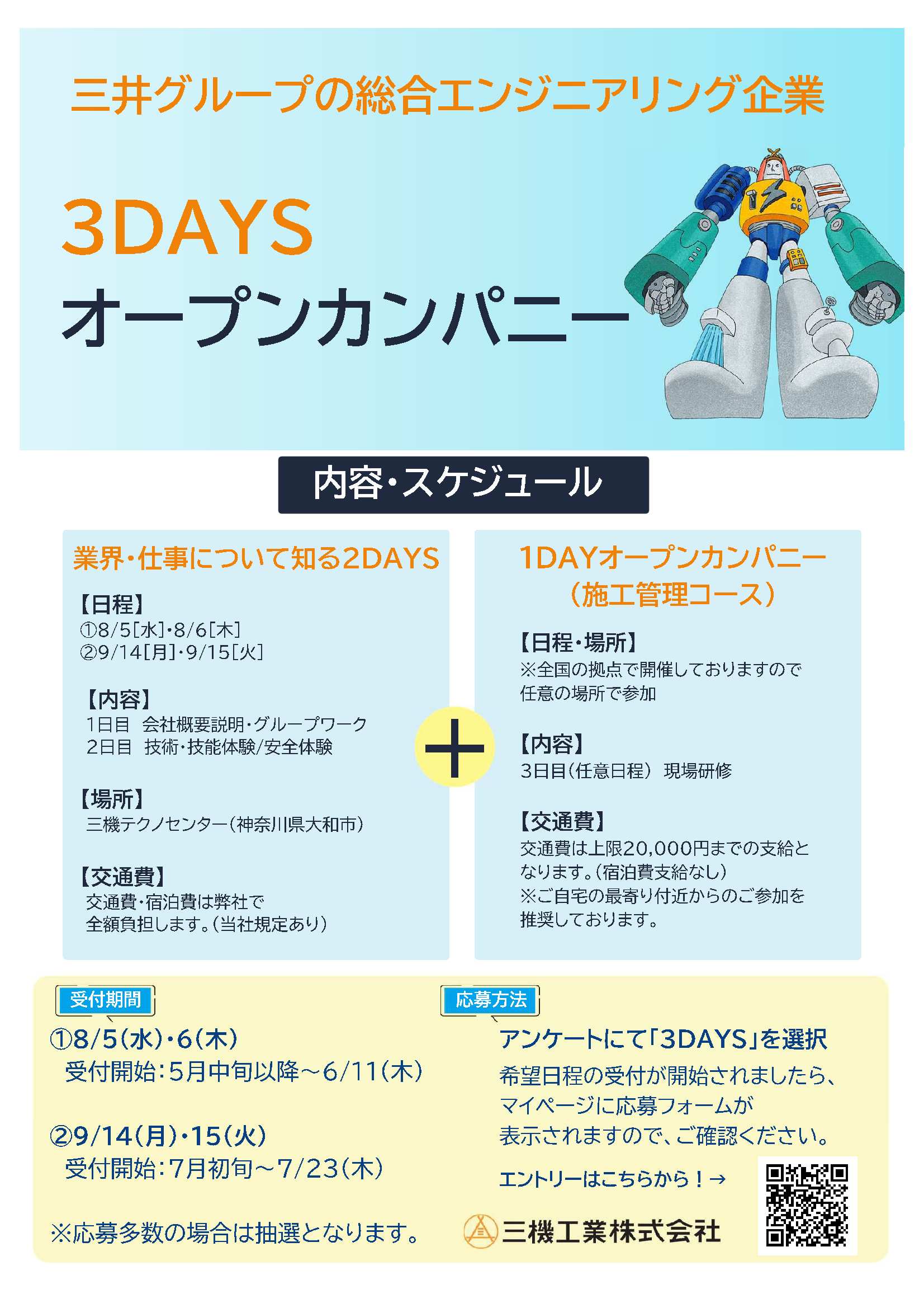 三機工業（株）7/23