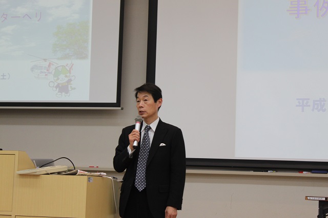 杉野病院長の挨拶