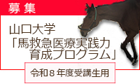 山口大学馬救急医療実践力育成プログラム（履修証明プログラム）