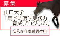山口大学馬予防医学実践力育成プログラム（履修証明プログラム,一般の方向け）